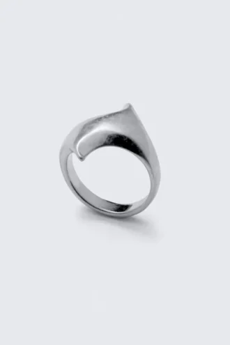 Skulpturaler Krallenring – Silber
