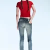 Sleezie Low Rise Skinny Jeans – Getönt, streifig, dunkelblau | Cheap Monday Gb Sleezie Low Rise Skinny Jeans – Getönt, streifig, dunkelblau | Cheap Monday Gb