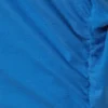 Slim Fit Drapiertes Lyocell-Top – Blau