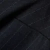 Slim-Fit-Haltertop – Dunkelblau – Nadelstreifen Slim-Fit-Haltertop – Dunkelblau – Nadelstreifen
