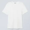 Slim-Fit-Short-Sleeved Net T-Shirt – Weiß Slim-Fit-Short-Sleeved Net T-Shirt – Weiß