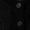 Slim-Fit-Strickjacke mit Struktur – Dunkelgrau Slim-Fit-Strickjacke mit Struktur – Dunkelgrau