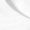 Slim-Fit-T-Shirt aus gerippter Baumwolle – Weiß Slim-Fit-T-Shirt aus gerippter Baumwolle – Weiß