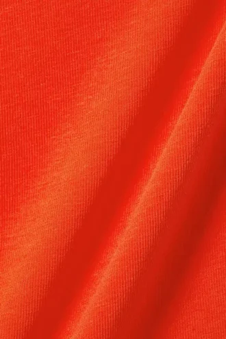 Slim-Fit-Top mit Neckholder-Trägern – Leuchtendes Orange