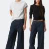 Solar Loose Wide Leg Unisex-Jeans – Blue Rinse – Dunkelblau Solar Loose Wide Leg Unisex-Jeans – Blue Rinse – Dunkelblau