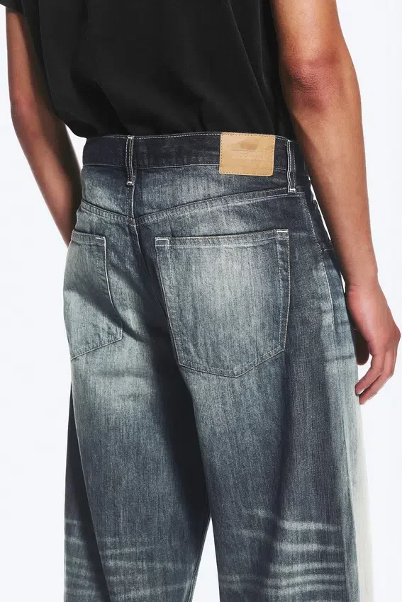 Solar Loose Wide Leg Unisex-Jeans – Laser Board Blue – Mittelblau Solar Loose Wide Leg Unisex-Jeans – Laser Board Blue – Mittelblau