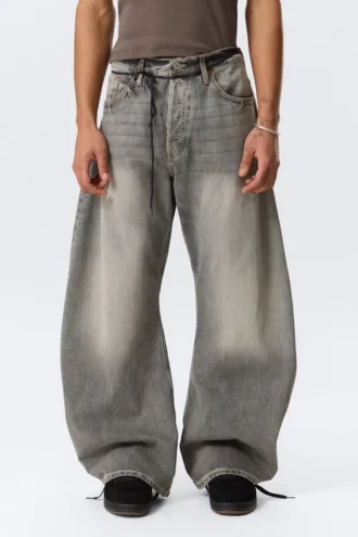Solera Loose Barrel Jeans – Canyon Grey – Mittelgrau