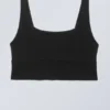 Soul Soft-BH mit U-Ausschnitt – Schwarz Soul Soft-BH mit U-Ausschnitt – Schwarz
