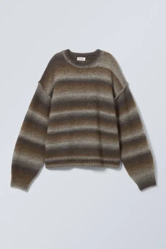 Space-Dye-Strickpullover – Braun Space-Dye