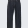 Space Mid Rise Relaxed Straight Jeans – Blue Rinse – Dunkelblau Space Mid Rise Relaxed Straight Jeans – Blue Rinse – Dunkelblau