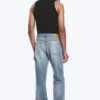 Space Mid Rise Relaxed Straight Jeans – Blue Stream – Mittelblau Space Mid Rise Relaxed Straight Jeans – Blue Stream – Mittelblau