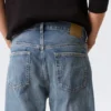 Space Mid Rise Relaxed Straight Jeans – Eisenblau Space Mid Rise Relaxed Straight Jeans – Eisenblau