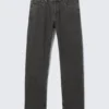 Space Mid Rise Relaxed Straight Jeans – Risso Black – Schwarz Space Mid Rise Relaxed Straight Jeans – Risso Black – Schwarz