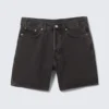 Space Relaxed Denim-Shorts in mittlerer Beinlänge – Tuned Black – Schwarz Space Relaxed Denim-Shorts in mittlerer Beinlänge – Tuned Black – Schwarz