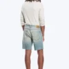 Space Relaxed Denim-Shorts in mittlerer Länge – Port Blue – Hellblau Space Relaxed Denim-Shorts in mittlerer Länge – Port Blue – Hellblau
