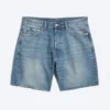 Space Relaxed Denim-Shorts in mittlerer Länge – Radio Blue – Mittelblau Space Relaxed Denim-Shorts in mittlerer Länge – Radio Blue – Mittelblau