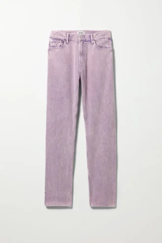 Space Washed Cord Hose – Lila