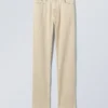 Space Washed Cord Hose – Off-White