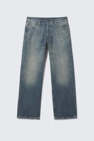 Sphere Low Rise Loose Straight Jeans – Baltic Blue – Dunkelblau