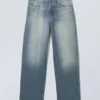 Sphere Low Rise Loose Straight Jeans – Jackpot Blue – Mittelblau Sphere Low Rise Loose Straight Jeans – Jackpot Blue – Mittelblau