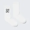 Sport-Socken mit Aufdruck – Weiß – Synergies Sport-Socken mit Aufdruck – Weiß – Synergies