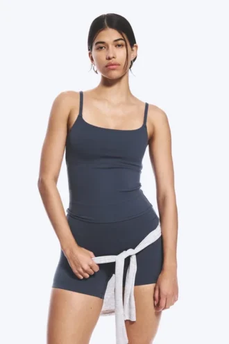 Sport-Top mit Trägern – Marineblau