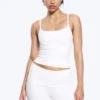 Sport-Top mit Trägern – Off-White Sport-Top mit Trägern – Off-White