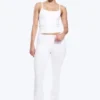 Sport-Top mit Trägern – Off-White Sport-Top mit Trägern – Off-White