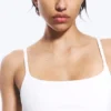 Sport-Top mit Trägern – Off-White Sport-Top mit Trägern – Off-White