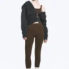 Sportleggings mit hoher Taille – Dunkelbraun Sportleggings mit hoher Taille – Dunkelbraun