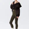 Sportleggings mit hoher Taille – Dunkelbraun Sportleggings mit hoher Taille – Dunkelbraun