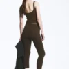 Sportleggings mit hoher Taille – Dunkelbraun Sportleggings mit hoher Taille – Dunkelbraun
