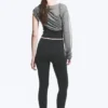 Sportleggings mit hoher Taille – Dunkelgrau Sportleggings mit hoher Taille – Dunkelgrau