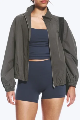 Sportliche Biker-Shorts mit hoher Taille – Dunkelblau Sportliche Biker-Shorts mit hoher Taille – Dunkelblau