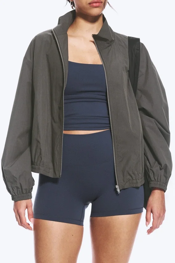 Sportliche Biker-Shorts mit hoher Taille – Dunkelblau Sportliche Biker-Shorts mit hoher Taille – Dunkelblau