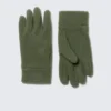 Sportliche Fleece-Handschuhe – Dunkelkhaki Sportliche Fleece-Handschuhe – Dunkelkhaki