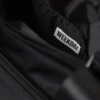 Sportliche Nylon-Umhängetasche mit Paspel – Schwarz Sportliche Nylon-Umhängetasche mit Paspel – Schwarz