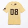 Sportliches Mini-T-Shirt-Kleid – Hellgelb & Braun Sportliches Mini-T-Shirt-Kleid – Hellgelb & Braun
