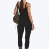 Sporttights mit hoher Taille – Schwarz Sporttights mit hoher Taille – Schwarz