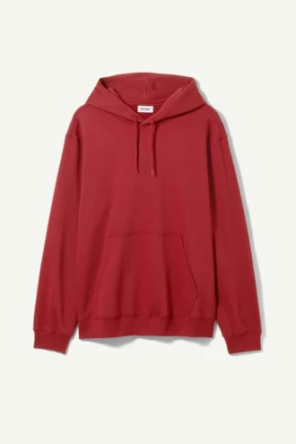 Standard-Kapuzenpullover in mittlerer Stärke – Blutrot