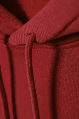 Standard-Kapuzenpullover in mittlerer Stärke – Blutrot