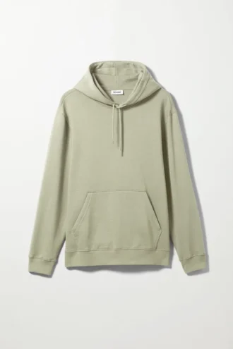 Standard-Kapuzenpullover in mittlerer Stärke – Khaki-Grün