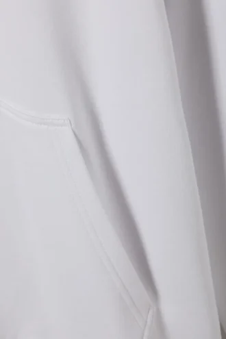 Standard-Kapuzenpullover in mittlerer Stärke – Weiß
