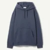 Standard-Kapuzenpullover mittlerer Stärke – 90er-Jahre-Blau Standard-Kapuzenpullover mittlerer Stärke – 90er-Jahre-Blau