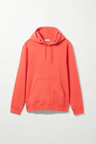 Standard Midweight Kapuzenpullover – Korallenrot