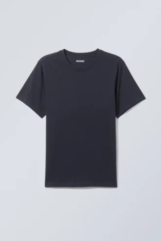 Standard-T-Shirt in mittlerer Stärke – Dunkelblau