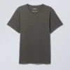 Standard-T-Shirt in mittlerer Stärke – Dunkelgrau Standard-T-Shirt in mittlerer Stärke – Dunkelgrau