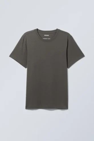 Standard-T-Shirt in mittlerer Stärke – Dunkelgrau