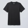 Standard-T-Shirt in mittlerer Stärke – Schwarz Standard-T-Shirt in mittlerer Stärke – Schwarz