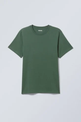 Standard-T-Shirt in mittlerer Stärke – Waldgrün